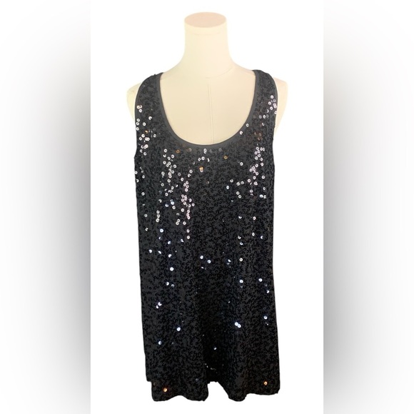 Lane Bryant Tops - Lane Bryant Black Sequined‎ Tank (Size 18/20)